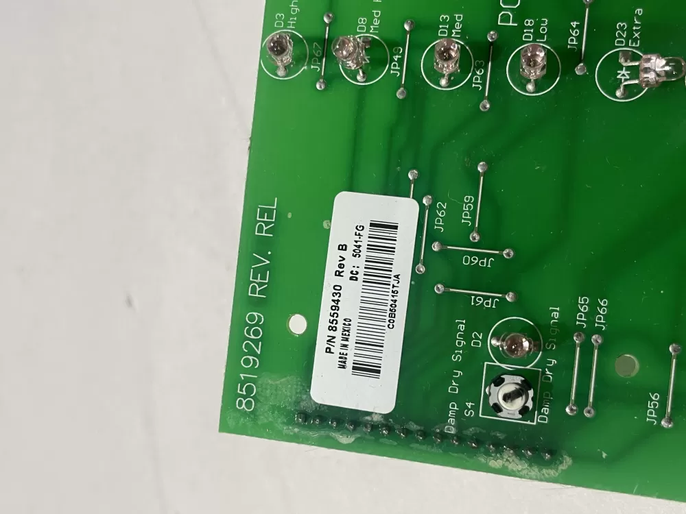 Kenmore Whirlpool 8559430 8558762 Dryer Control Board AZ114546 | Wm2132