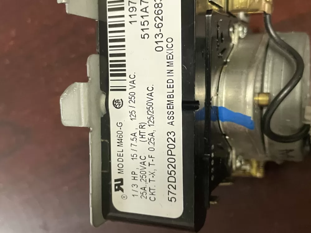 GE 572D520P023 WE4M284 Dryer Timer AZ97352 | Wm1378