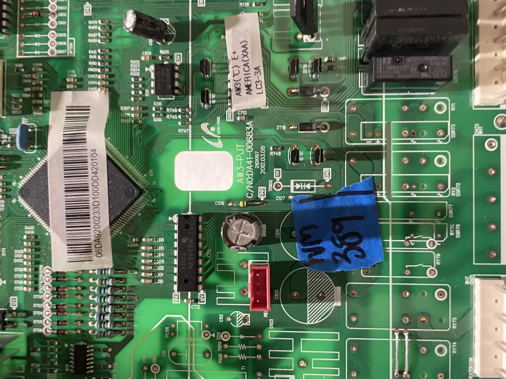 Samsung DA92 00233D DA9200233D Refrigerator Control Board AZ200640 | Wm389
