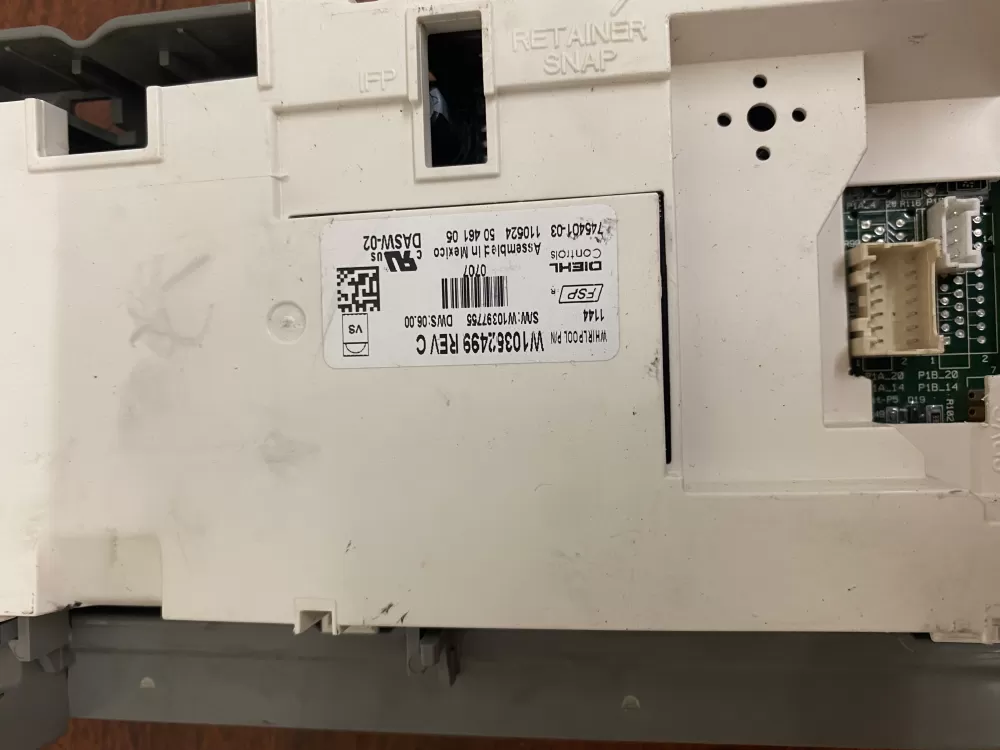 KitchenAid W10352499 Dishwasher Control Board AZ33362 | BK1684