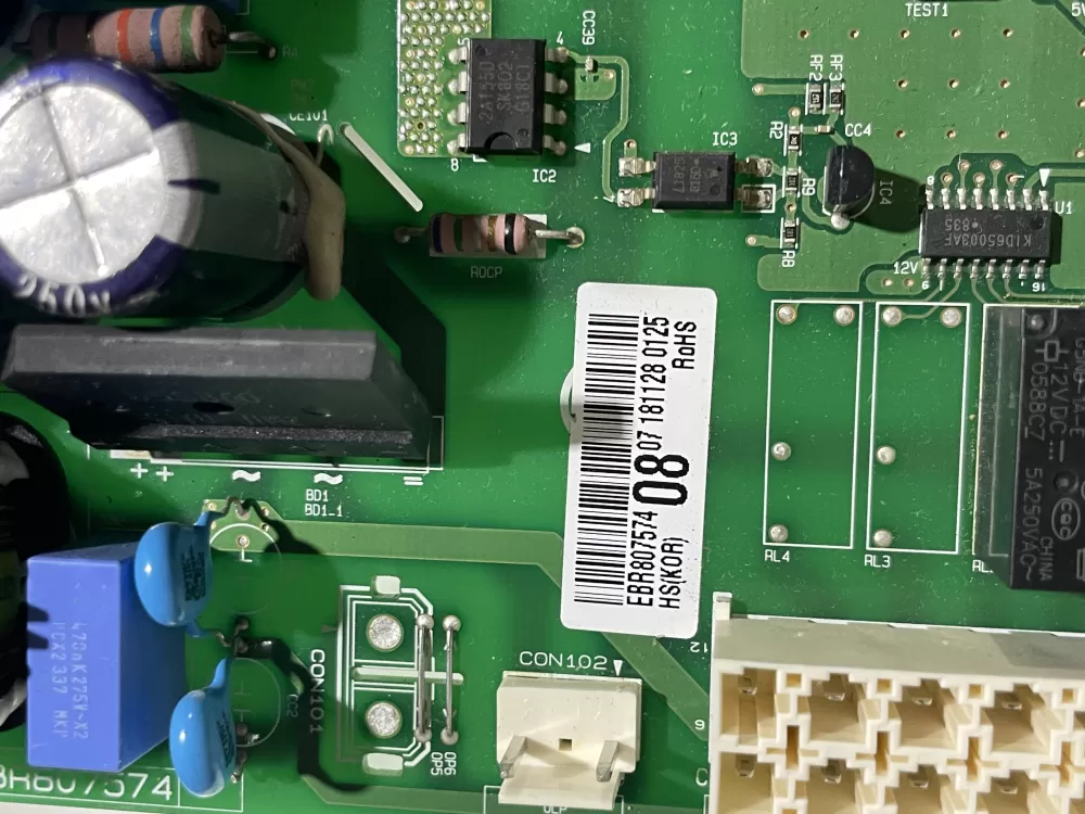 LG EBR807574 EBR80757408 Refrigerator Control Board AZ145890 | Wm638