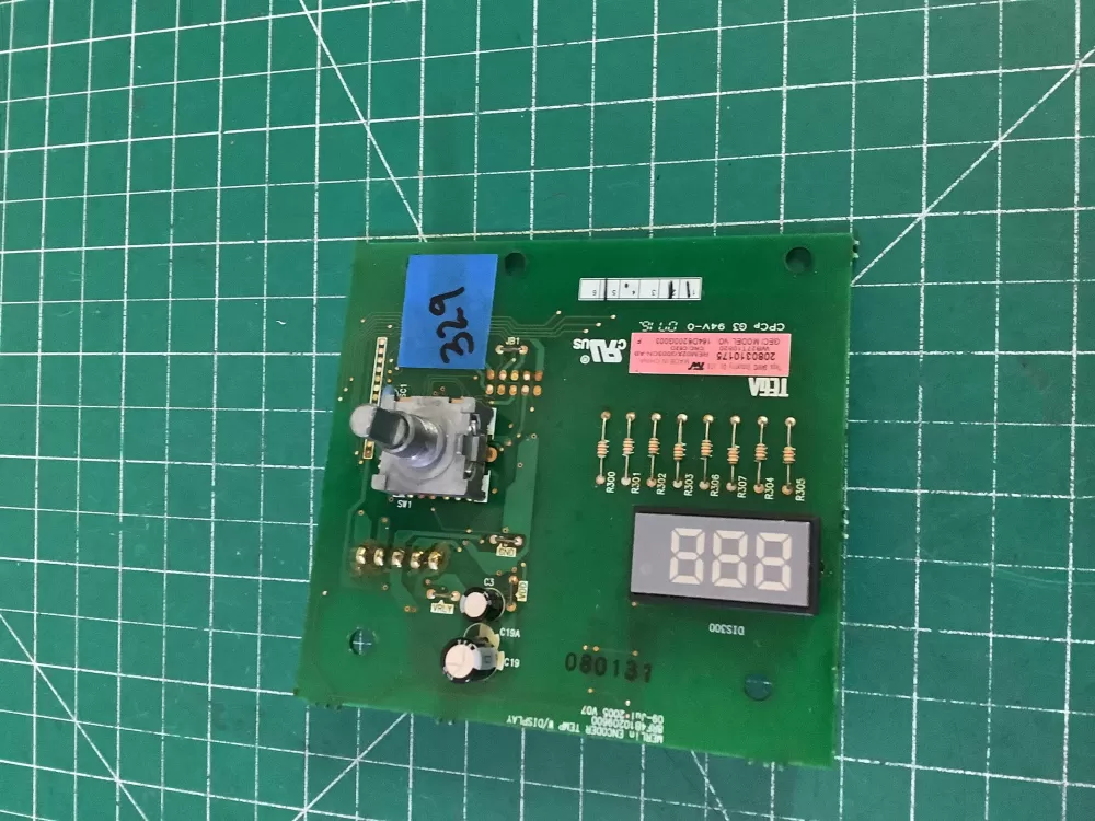 GE 164D6200G003 Oven Control Board Single Encoder Temperature AZ203392 | NR329