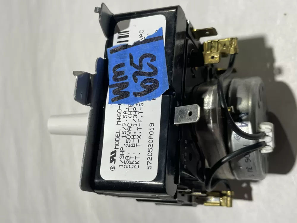 GE 572D520P019 WE4M189 Dryer Timer AZ113703 | Wm625