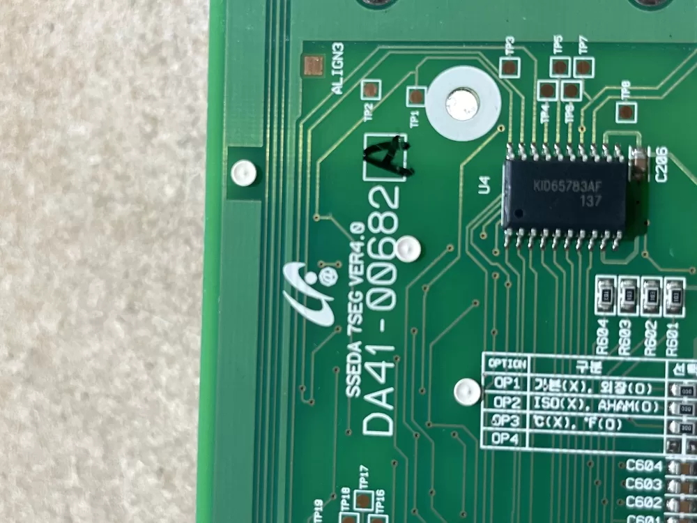 Samsung LG DA41-00682A Refrigerator Dispenser Control Board AZ70101 | Wm1692