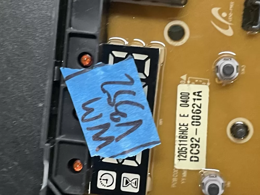 Samsung DC92 00619A Washer Control Board AZ24537 | WMV352