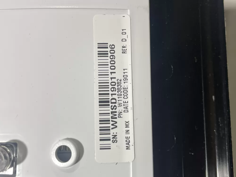 Whirlpool W11130339 PS12347539 Washer Control Board Panel AZ157480 | Wmv537