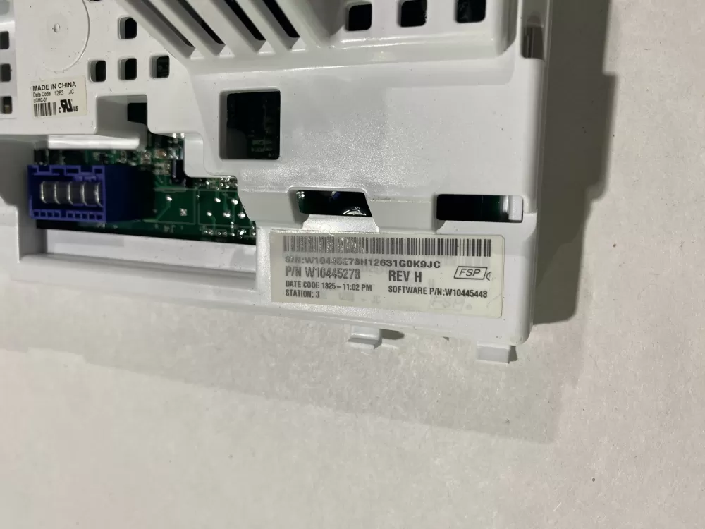 Whirlpool W10445278 W10480126 PS3653300 Washer Control Board AZ149495 | BK2491
