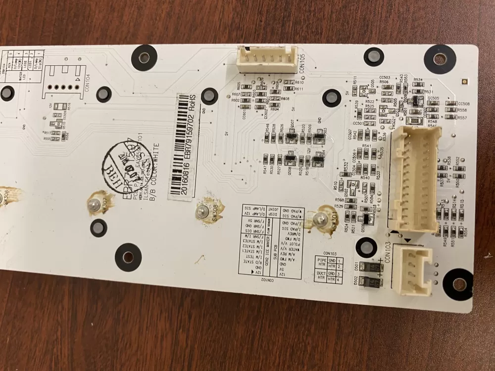 LG EBR79159702 KENMORE Refrigerator Control Board Dispenser AZ30082 | BK334