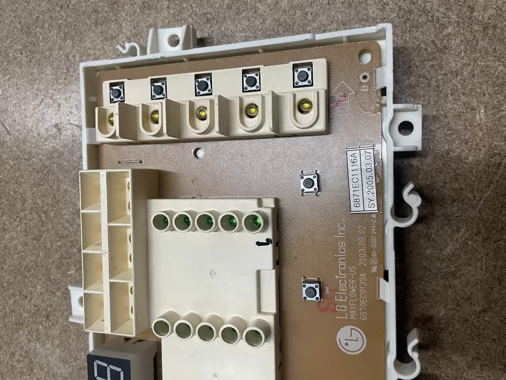 LG Kenmore 6870EC9139A 6871EC1116A Washer Control Board AZ2734 | KMV238