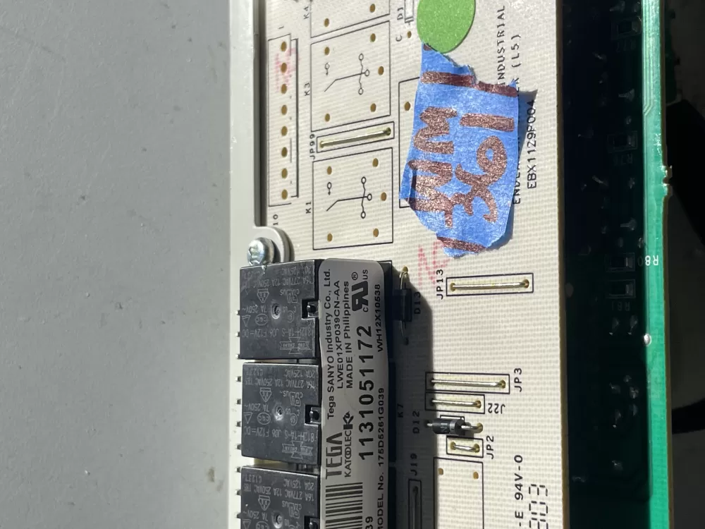 GE WH12X10614 175D5261G039 EBX1129P004 Washer Control Board AZ40012 | Wm361