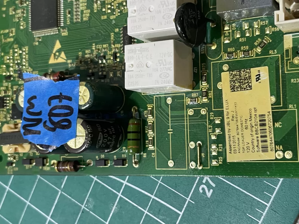 Electrolux 807644706 Washer Washing Machine Control Board AZ189945 | Wm807