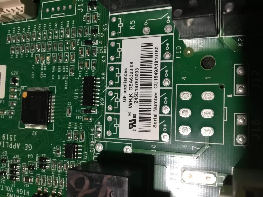 GE 245D1876G001 245D1876G002 Refrigerator Control Board AZ86325 | NR1518