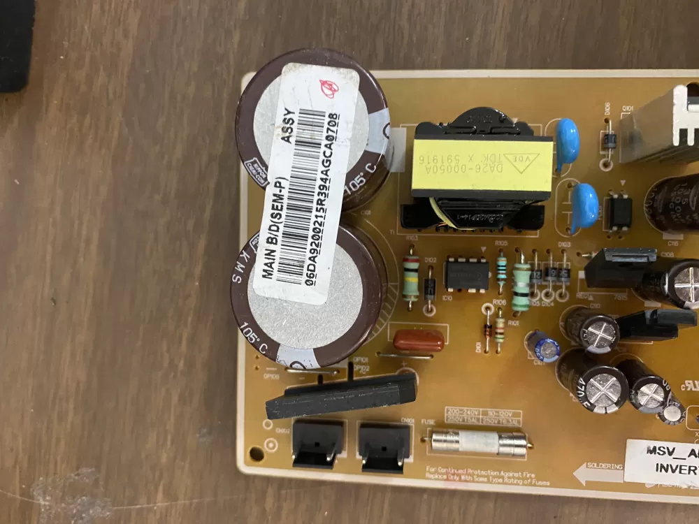 Samsung DA92-00215R Refrigerator Inverter Control Board AZ31151 | BK266