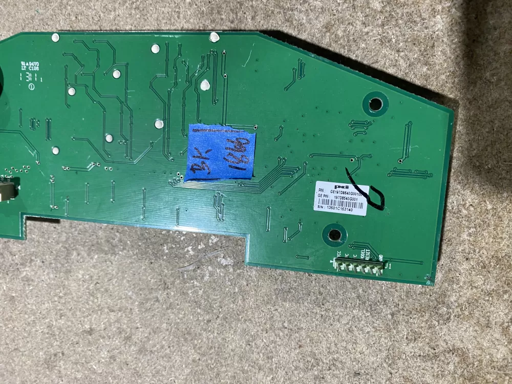 GE 100027 Refrigerator Control Board French Door Dispenser AZ76366 | BK1866
