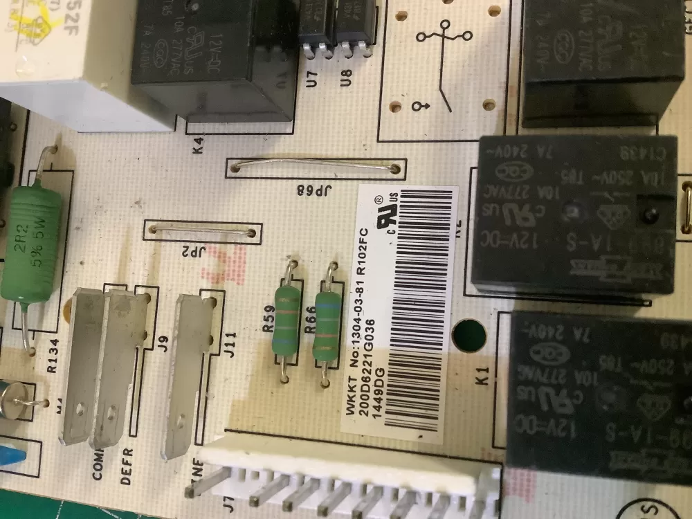 GE EBX1110P002 200D6221G036 WR55X24347 Refrigerator Control Board