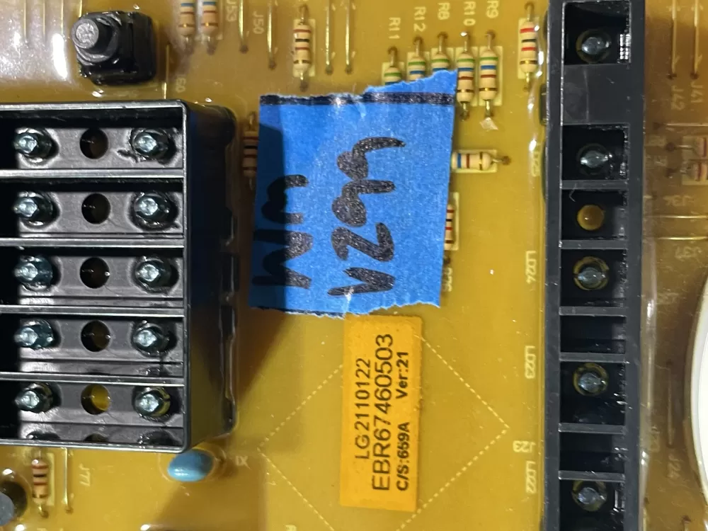 LG EBR67460503 EBR62198103 Washer Control Board AZ148494 | Wmv299