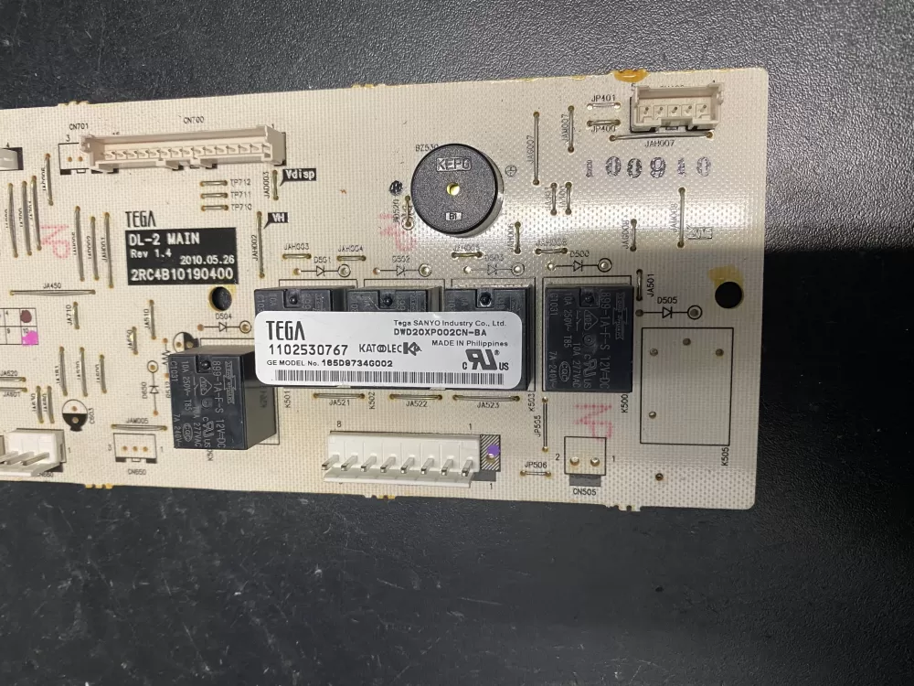 GE 165D9734G002 Dishwasher Control Board AZ12820 | BK749