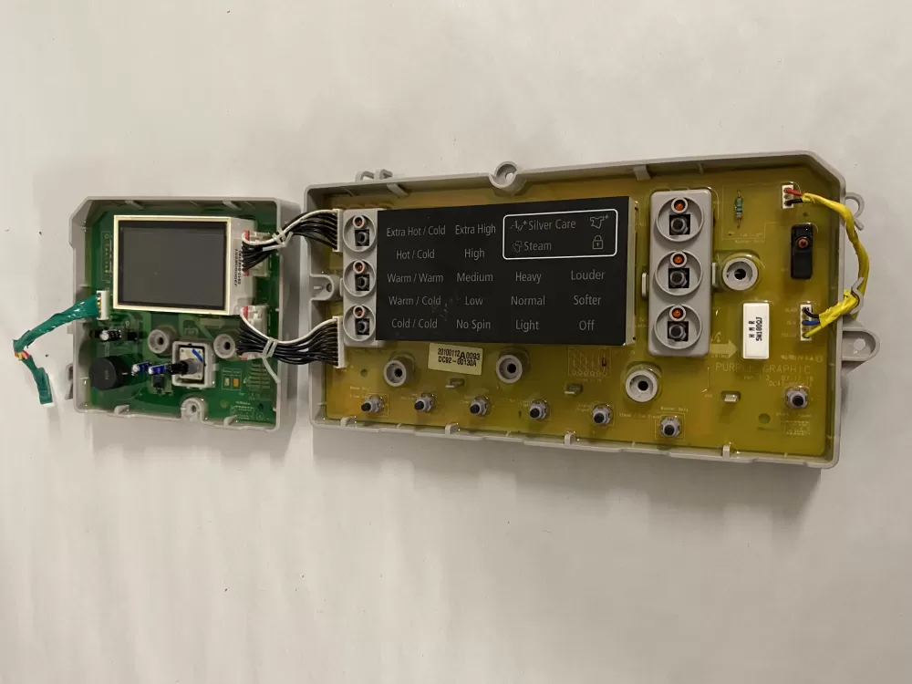Samsung DC92-00130A  DC92-00125A Washer UI Control Board