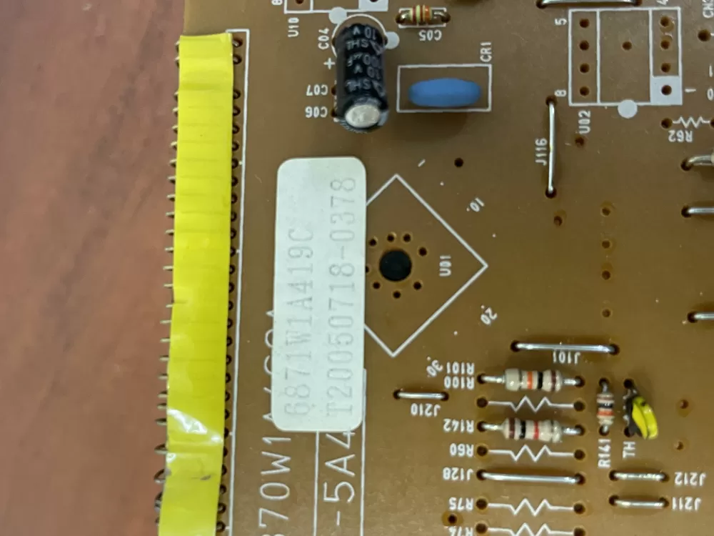 LG 6871W1A419C 6871W1A419 T20050718-0378 Microwave Control Board AZ47835 | Wm698
