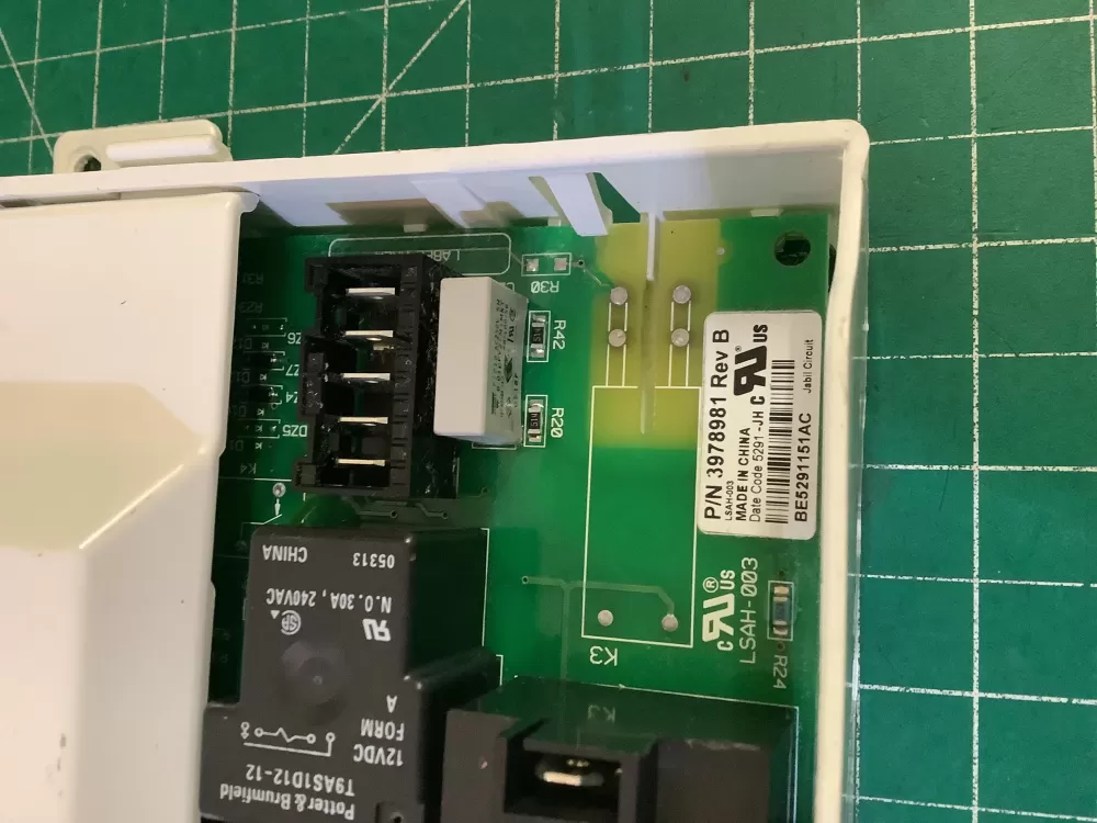 Whirlpool Maytag Kenmore W10111606 6105034 Dryer Control Board AZ192146 | NR607