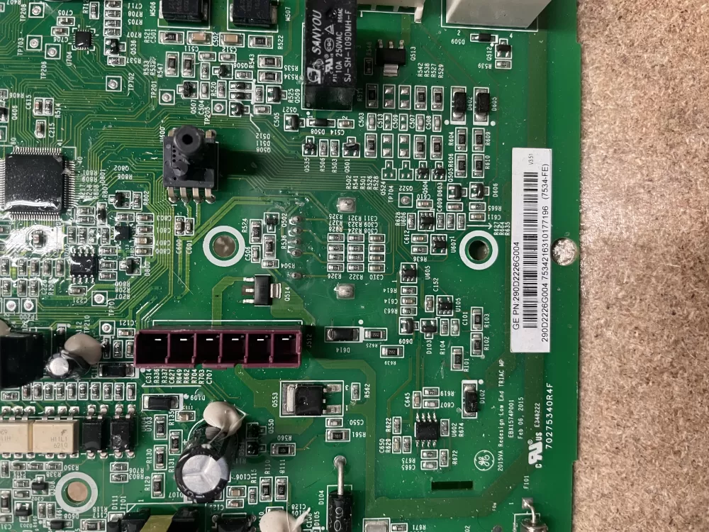 GE 290D2226G004 Washer Control Board AZ23597 | KM1157
