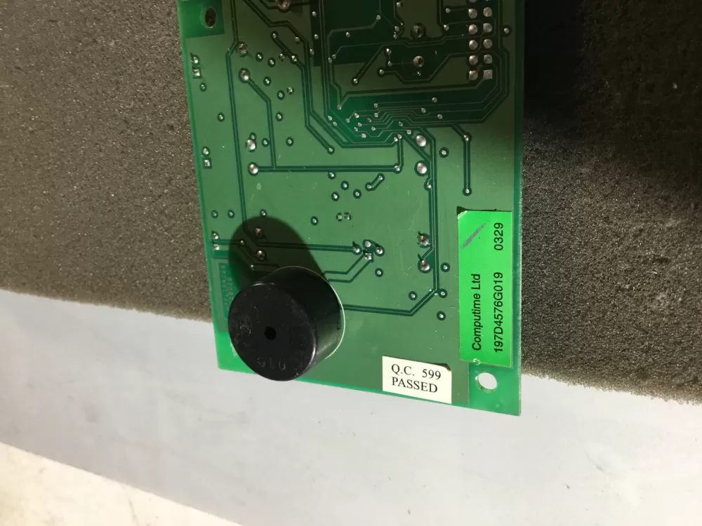 GE 197D4576G019 Refrigerator Control Board AZ101464 | NR612