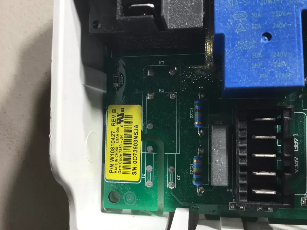 Whirlpool W10810427 Dryer Control Board AZ42562 | NR1731