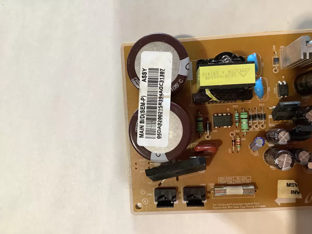 Samsung DA92 00215R Refrigerator Control Board Inverter AZ123825 | BG59