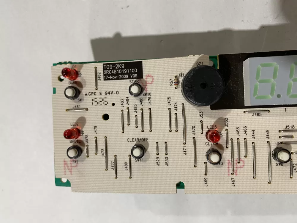 GE 164D8450G032 WB18X20153 Range Control Board AZ148371 | BK2231