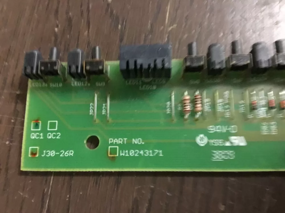 Whirlpool W10890671 W10243171 Dishwasher Control Board AZ4840 | NR459
