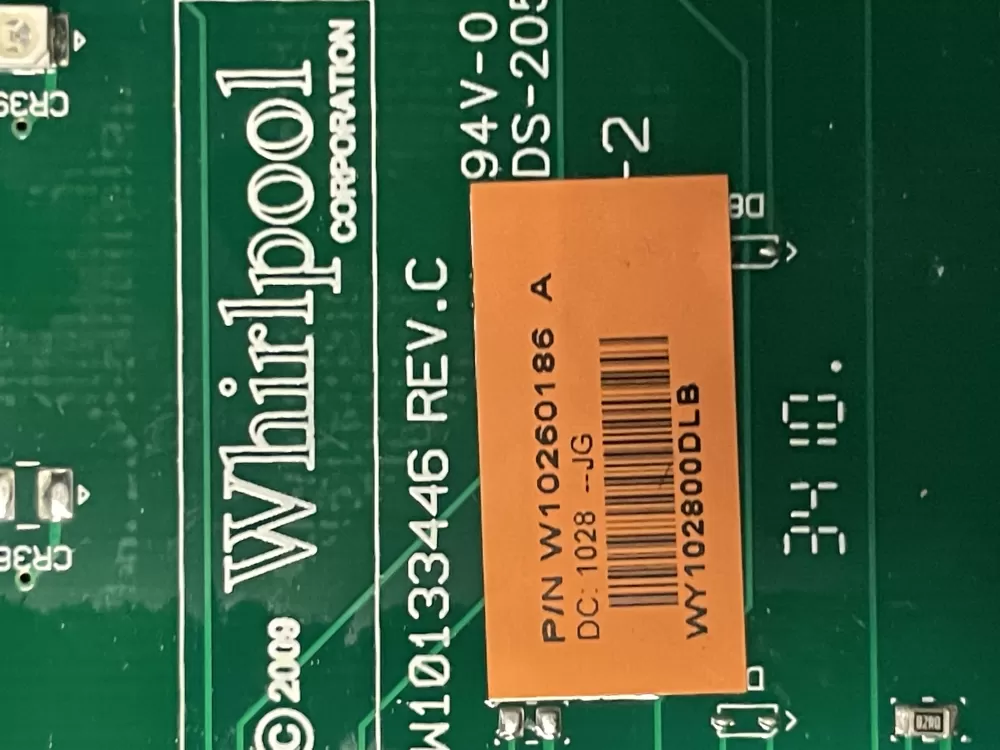 Whirlpool Maytag W10260186 W10258434 Washer Control Board AZ23583 | WM1032