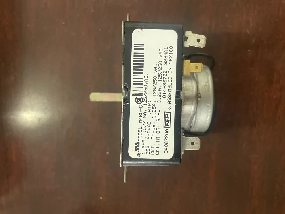 Whirlpool 3406720A PD00055932 3406720 529119 AP6008570 PS11741710 EAP11741710 Dryer Timer