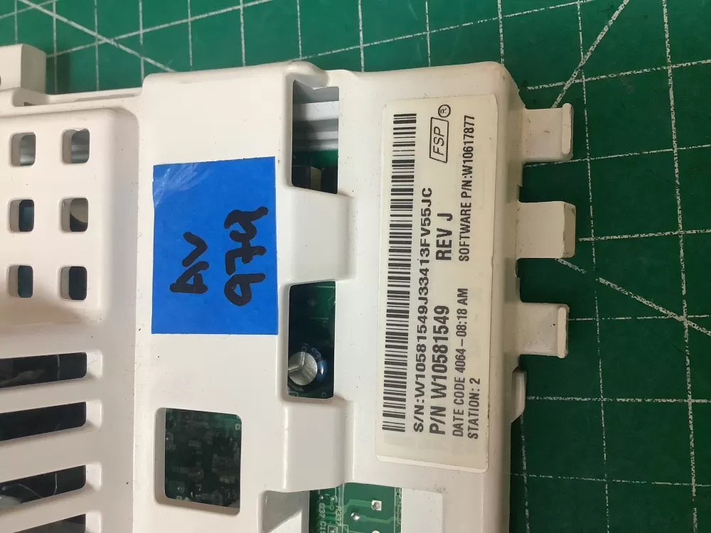 Whirlpool W10581549 W10581549 L Washer Control Board AZ226645 | ARV979