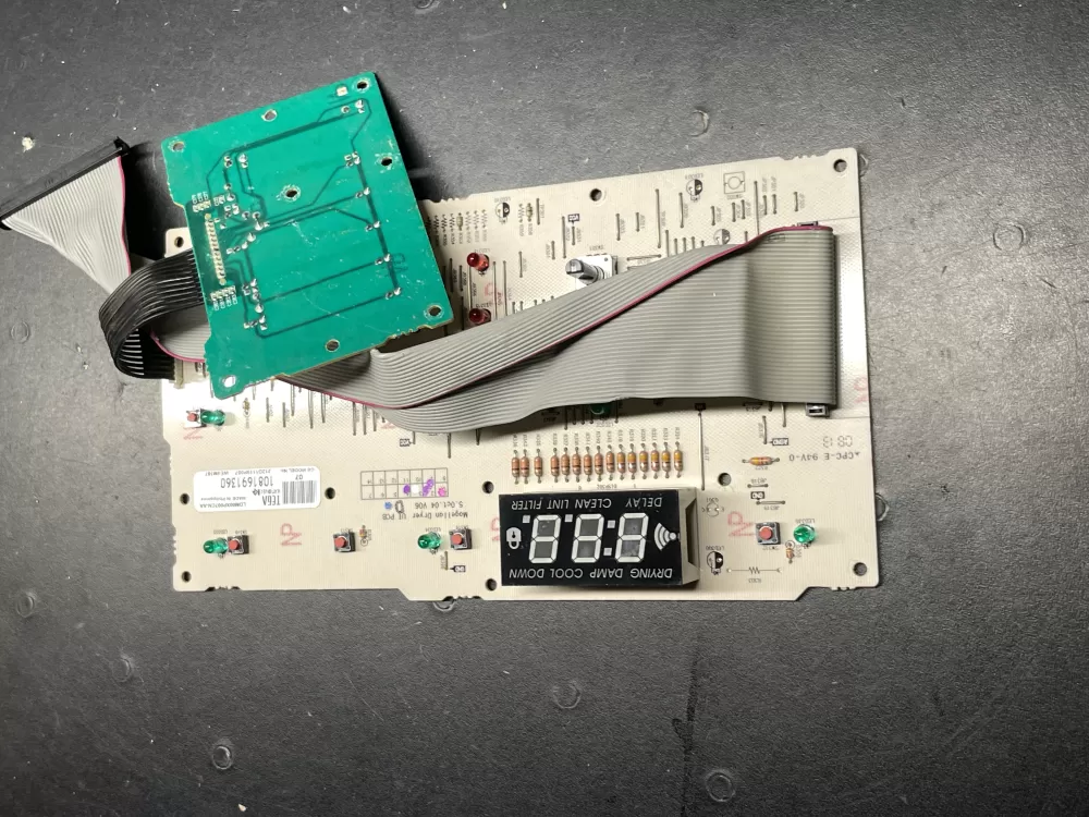 GE 212D1119P007 WE4M387 Dryer Control Board AZ36544 | Wm382