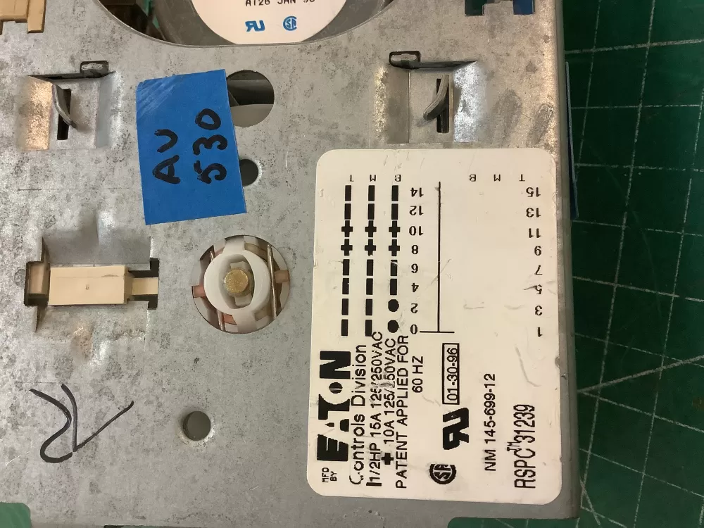 SpeedQueen 31239P Washer Timer Control AZ218348 | ARV530