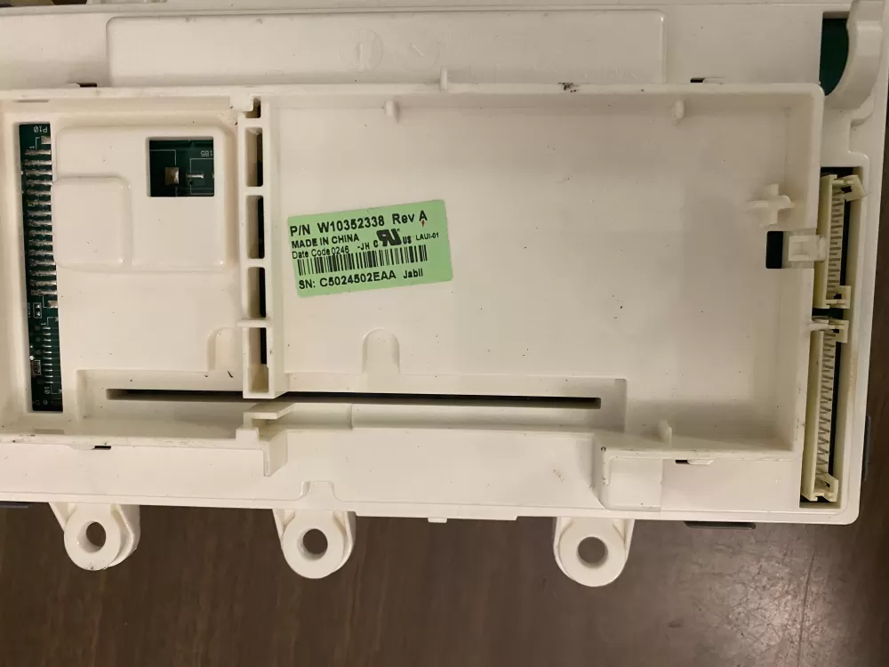 Whirlpool W10352338 Washer Control Board Interface AZ44013 | BK1757
