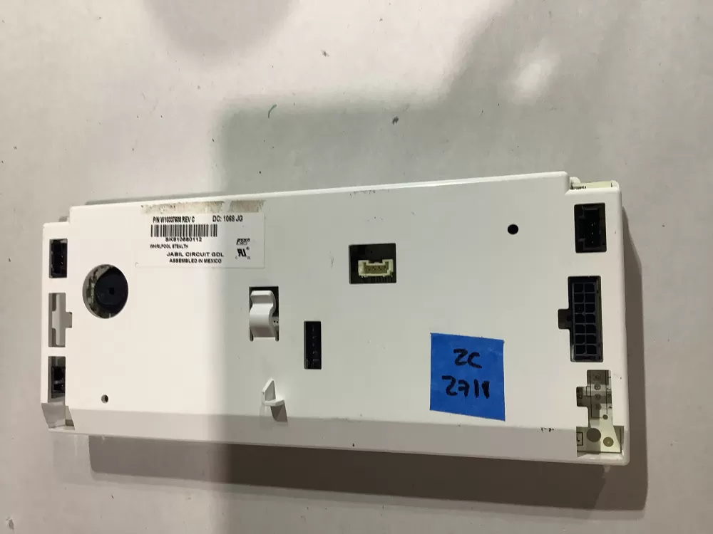 KitchenAid WPW10401827  AP6020947  4446338  PS11754267  W10337608  W10401827 Refrigerator Control Display Board