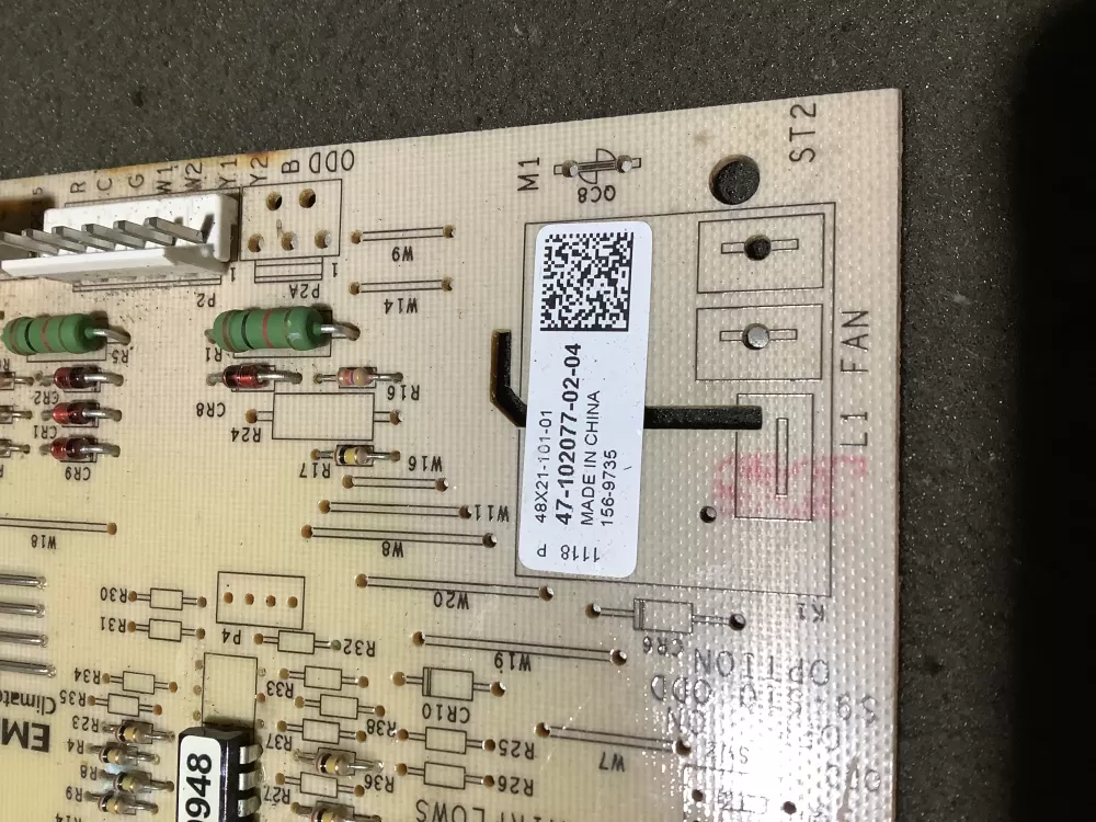 Rheem Air Handler Control Board 47-102077-02-04 156-9735 AZ112451 | NR2120