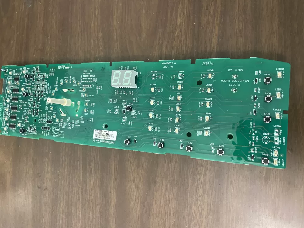Whirlpool  Kenmore WPW10131865  AP6015491  W10131865  4440813  PS11748770 Washer Control Board