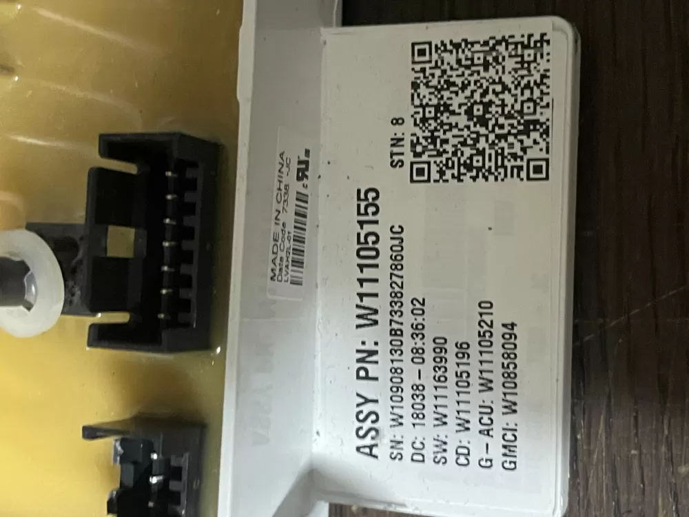 Whirlpool Maytag W11030478 W11105155 Washer Control Board AZ51068 | Wmv466