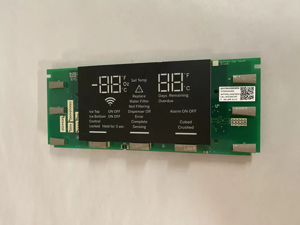 GE 200D5948P011 Refrigerator Display UI Control Board