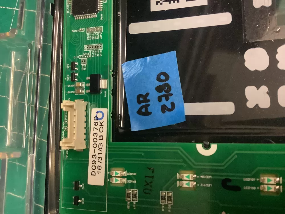 Samsung DC92-01607J DC94-06643A Dryer UI Control Board AZ199581 | AR2780