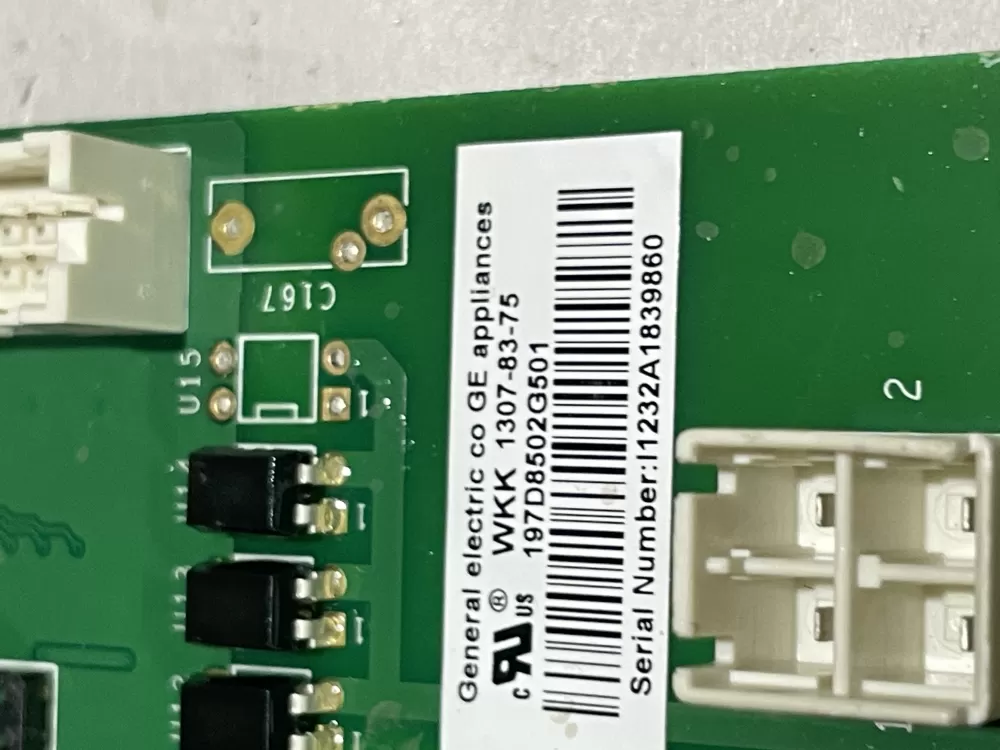 GE 197D8502G501 EBX1425P001 Refrigerator Control Board AZ152373 | Wm915