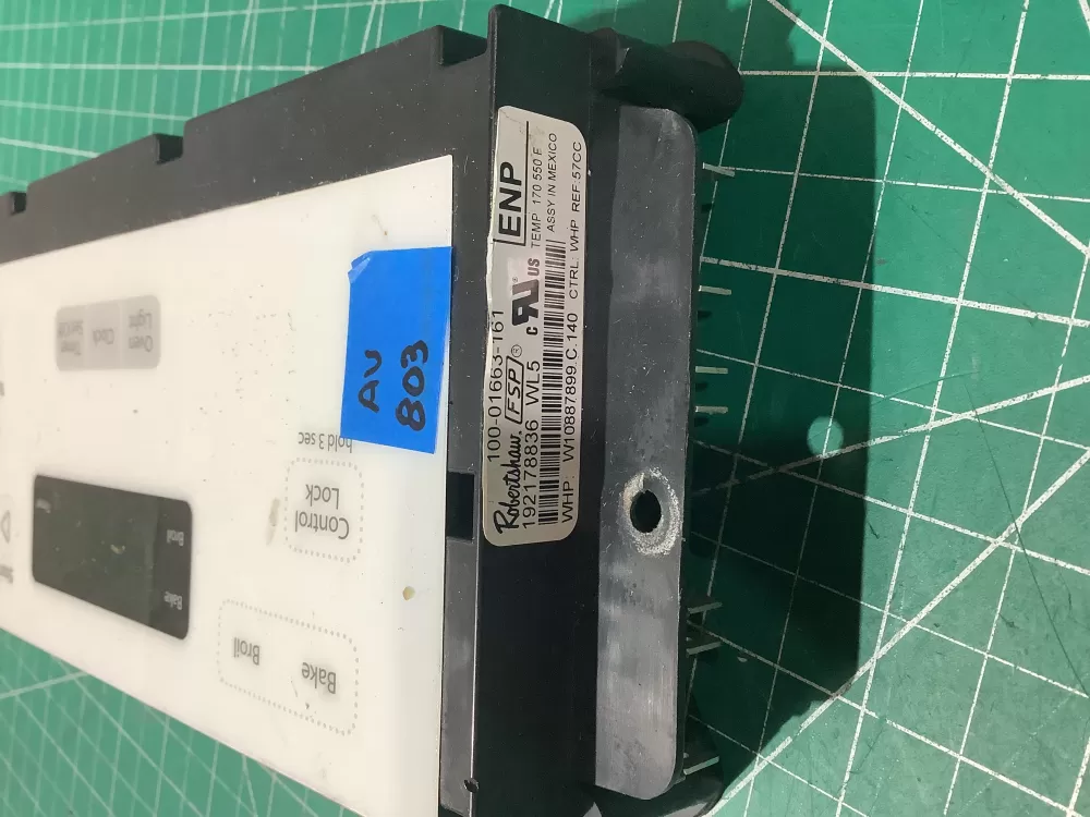 Whirlpool 100-01663-751 Range Control Board AZ188560 | AV803