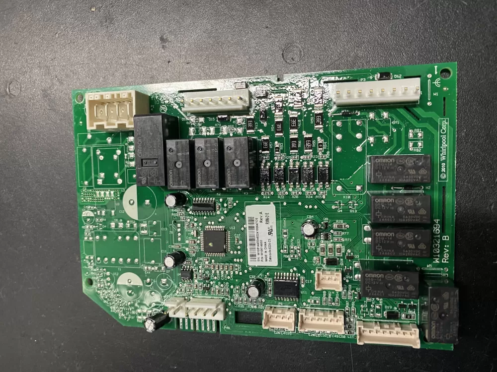 Whirlpool  Maytag  KitchenAid  Jenn-Air AP6329003 W10467104 W10614933 W10886280 WPW10614933 W11035835 PS12346620 Refrigerator Control Board