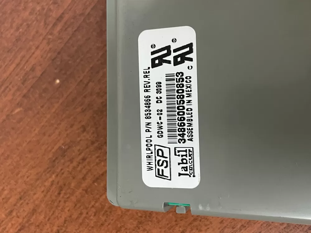 Whirlpool KitchenAid Kenmore WP8564543 Dishwasher Control Board AZ52298 | Wm1894