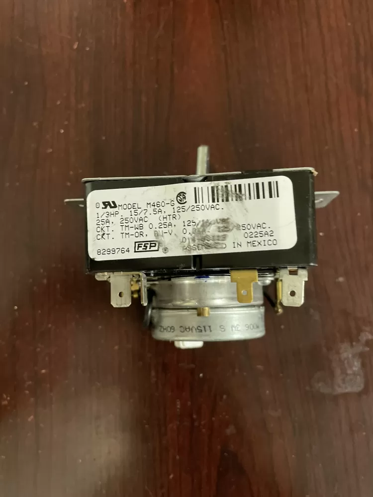 Whirlpool  Maytag  Roper  Crosley  Admiral  Estate  Magic Chef WP8299764  AP6012579  8299764  831500  PS11745789 Dryer Timer