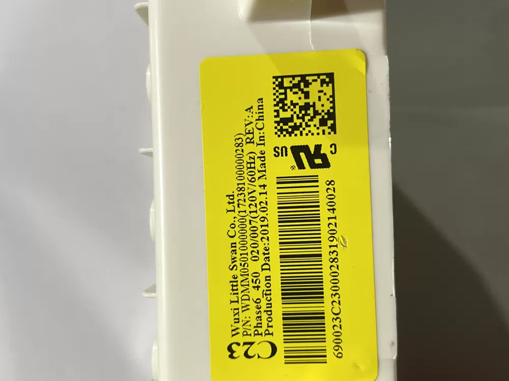 GE WH12X27293 17238100000283 Washer Control Board  AZ126401 | Wmv695