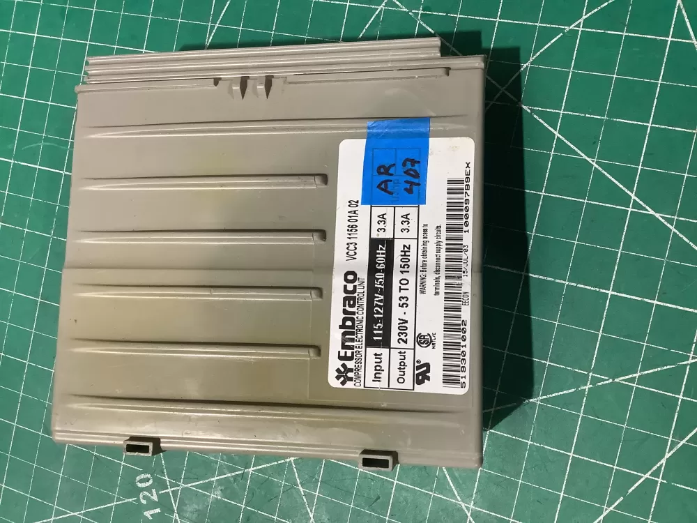 GE Refrigerator Control Board - Part # VCC3 1156 01A 02 AZ194983 | AR407