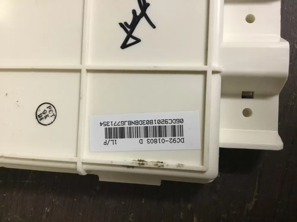 Samsung DC92 01803D DC9201803D Washer Control Board AZ17865 | NR184